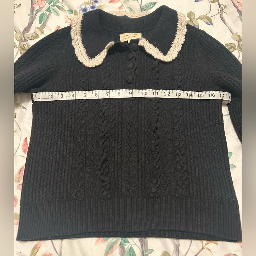 Sézane Frances Sweater - Black - Picture 2 of 7